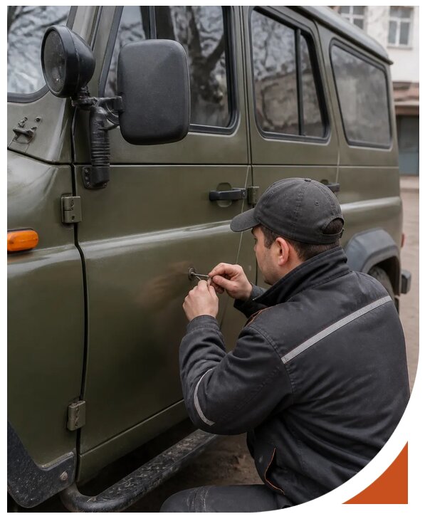 Профессиональное вскрытие автомобиля УАЗ без повреждений в Стрежевом